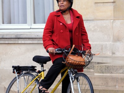 Le vélo jaune de Christiane Taubira est à vendre